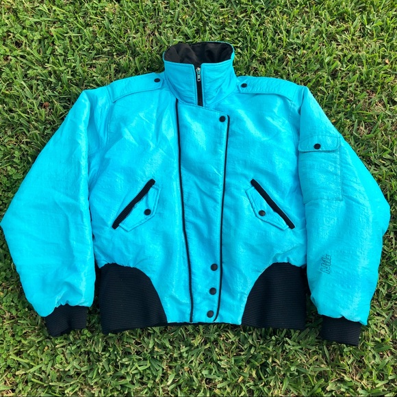Nils Vintage Aqua Ski Puffer Jacket  By NILS - Picture 7 of 8